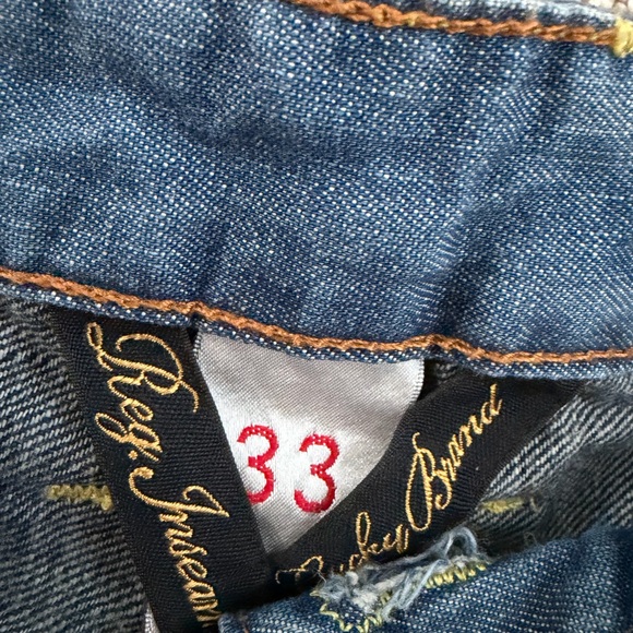 Lucky Brand Men's Dark Blue Straight Jeans - Picture 5 of 6